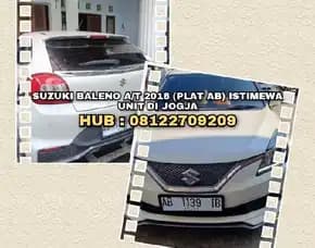 Mobil Dijual : Suzuki Baleno A/T 2018 (Plat Ab) Istimewa. Unit Di Jogja. H: 08122709209>>