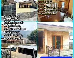 Villa Siap Huni 167m2 Di Area Wisata Tawangmangu Karanganyar 
