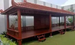 Gazebo Kayu Kelapa