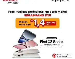 Segampang Itu Nyicil Oppo X8 Series Di Home Credit, Promo Bunga Rendah & Free Cicilan 1x