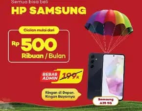 Segampang Itu🫰 Ambil Cicilan Samsung A35 Di Home Credit, Promo Bunga Rendah & Free Cicilan 1x
