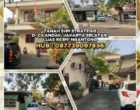 Tanah Shm Strategis Di Cilandak, Jakarta Selatan.Luas 803m² Ngantong.H:087739097856