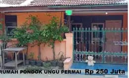 Rumah Minimalis Harga Ekonomis Pondok Ungu Permai