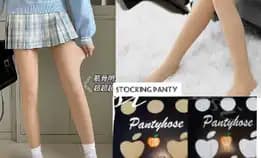 Stocking Wanita Panty Apple Tebal Elastis / Kaos Kaki Stocking Celana Wanita Cocok Untuk Kerja Nutup