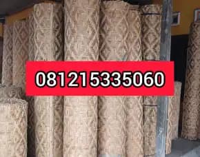 Jual Plafon Anyaman Bambu Klungkung 081215335060