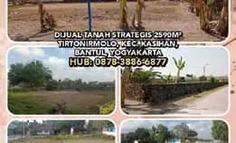 Dijual Tanah Strategis 2590m² Tirtonirmolo, Kec. Kasihan, Bantul, Yogyakartah: 0878-3886-6877* 