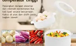 Panci Listrik Anti Lengket Multifungsi/Panci Listrik Fry Pan Electric/ Cooker Serbaguna/Panci Elektr
