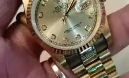 Jam Rolex Gold Swiss