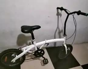 Sepeda Lipat Ukuran 16 Kondisi Normal Nonminus Tinggi Goes 