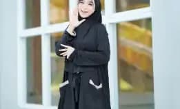 Khimar Hijab Jilbab Kerudung Cardigan Ped Antem