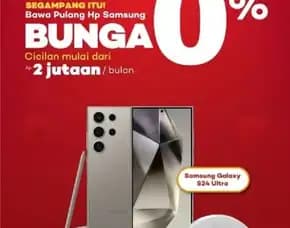 Segampang Itu🫰 Ambil Cicilan Samsung S24 Ultra Di Home Credit, Promo Bunga Rendah & Free Cicilan 1x
