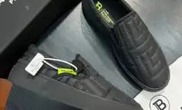 Sepatu Casual Slip On Pria Black Balmain
