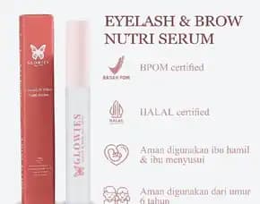Glowies Beauty Double Applicator Eyelash & Brow Nutri Serum | Serum Penumbuh Alis Dan Bulu Mata 4 Ml