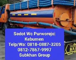 Sedot Wc Bonorowo Kab Kebumen 0818-0887-3205 Subkhan Group
