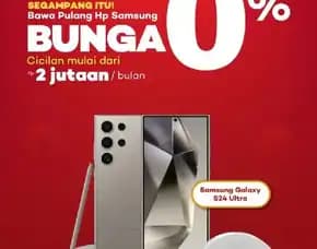 Segampang Itu🫰 Ambil Cicilan Samsung S24 Ultra Di Home Credit, Promo Bunga Rendah &Free Cicilan 1x