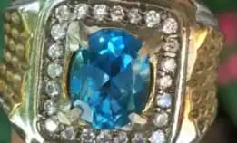 Natural Swiss Blue Topaz Iket Natural Topaz Blue Swiss 