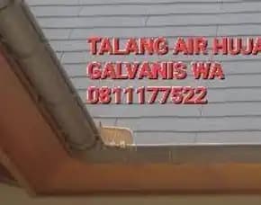 Talang Air Galvanis Metal Depok Wa 0811177522 Atap Rumah