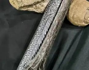 Keris Sempaner Sepuh Warangka Gayaman Alpaka
