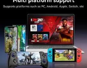 Gamepad Bsp D11 Teleskopik Bluetooth 5.2 Nirkabel, Turbo, Getaran, Ergonomis, Multifungsi, Koneksi S