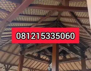 Jual Plafon Anyaman Bambu Karangasem 081215335060