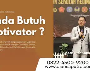 Trainer Sales Sleman, Terpercaya & Solutif, Dian Saputra