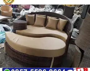 Sofa Bed Rotan Sintetis, Jual Sofa Bed Rotan