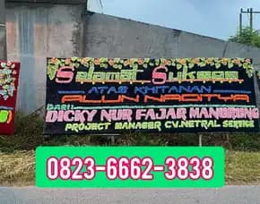 Jual Papan Bunga Pantai Labu