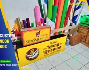 Neon Box Sumedang - Neon Box Toko - Neon Box Akrilik