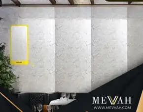 (Mevvah) Wall Panel Marmer Pvc Putih Di Sekadau