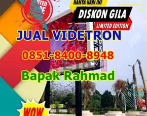Wea (08x51 84oo 89x48) Tender Videotron Transparan Di Muna