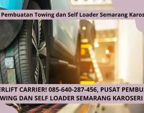 Powerlift Carrier! Pusat Pembuatan Towing Dan Self Loader Semarang Karoseri K3