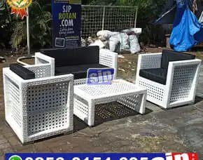 Pabrik Sofa Rotan Sintetis Anyaman Mata Ayam