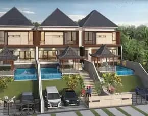 Dijual Rumah Mewah Kavling Pesan Bangun Bangunjiwo Kasihan Konsep Villa Lux Ada Kolam Renang View Sawah