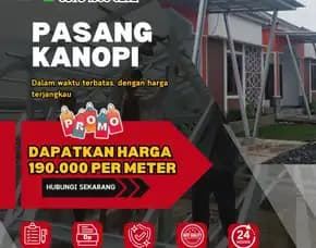 (Termurah), Jasa Pasang Kanopi Baja Ringan Loktabat Selatan