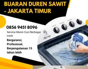 Jasa Perbaikan Service Mesin Cuci Buaran Duren Sawit Jakarta Timur 0856 9451 8096