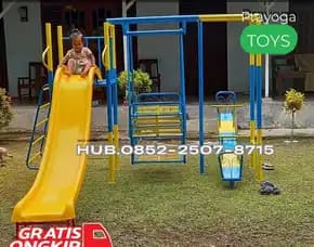 Contoh Ayunan Besi Custom Dan Perosotan Anak Kec Gerih Ngawi