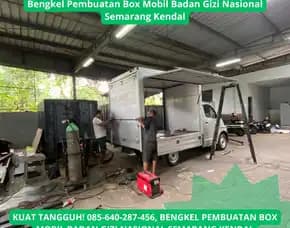 Kuat Tangguh, Bengkel Pembuatan Box Mobil Badan Gizi Nasional Semarang Kendal