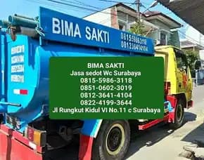 Bima Sakti 0815-5986-3113 Jasa Sedot Wc Surabaya Gubeng
