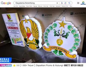 Neon Box Dan Huruf Timbul Cihampelas 0877 8910 0822