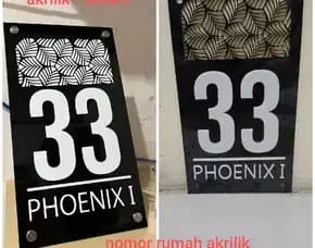 Nomor Rumah Akrilik