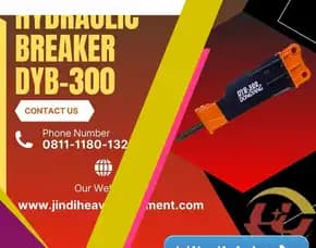 Hydraulic Breaker Excavator Tipe Lurus Dyb300 (4-7 Ton) (Sb40) Sintang