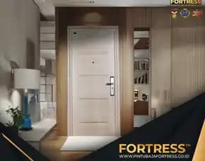 (Fortress) Pintu Baja Jaya Baru Steel 1 Daun Di Palu