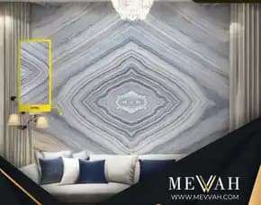 (Mevvah) Wall Panel Marmer Abu Abu Di Kapuas Hulu