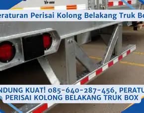 Bebas Resah, Peraturan Perisai Kolong Belakang Truk Box