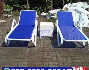 Jual Sunbed Pool Rotan, Sun Lounger Kursi Kolam Rotan, Lounger Rotan, Lounge Chair