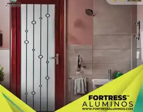 (Aluminos) Daun Pintu Aluminium Motif Kayu Di Banjarmasin