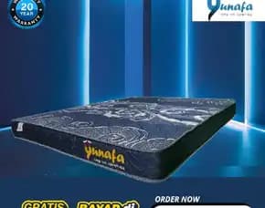 Kasur Yunafa Full Busa Super Mewah Murah Garansi 20 Tahun Kempes Ganti Baru Free Ongkir Cod