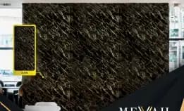 (Mevvah) Marmer Pvc Dinding Hitam Di Landak