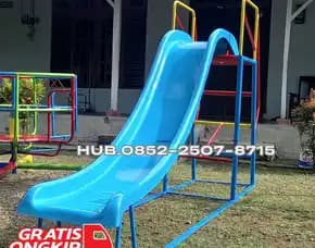 Gambar Ayunan Dan Perosotan Anak Tk Paud Warna Biru Kec Pasrujambe Lumajang