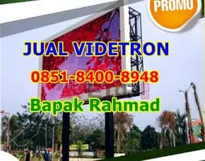 Wea (08x51 84oo 89x48) Tender Videotron Transparan Di Batang